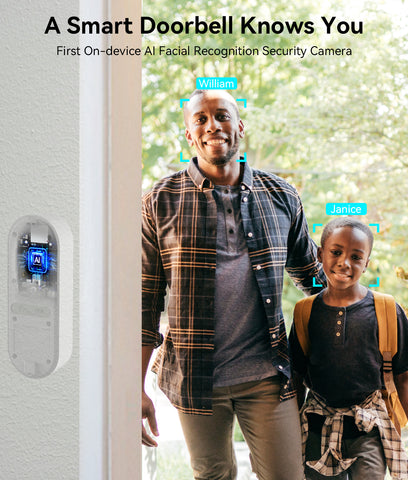 WUUK Wired Smart Doorbell 2K